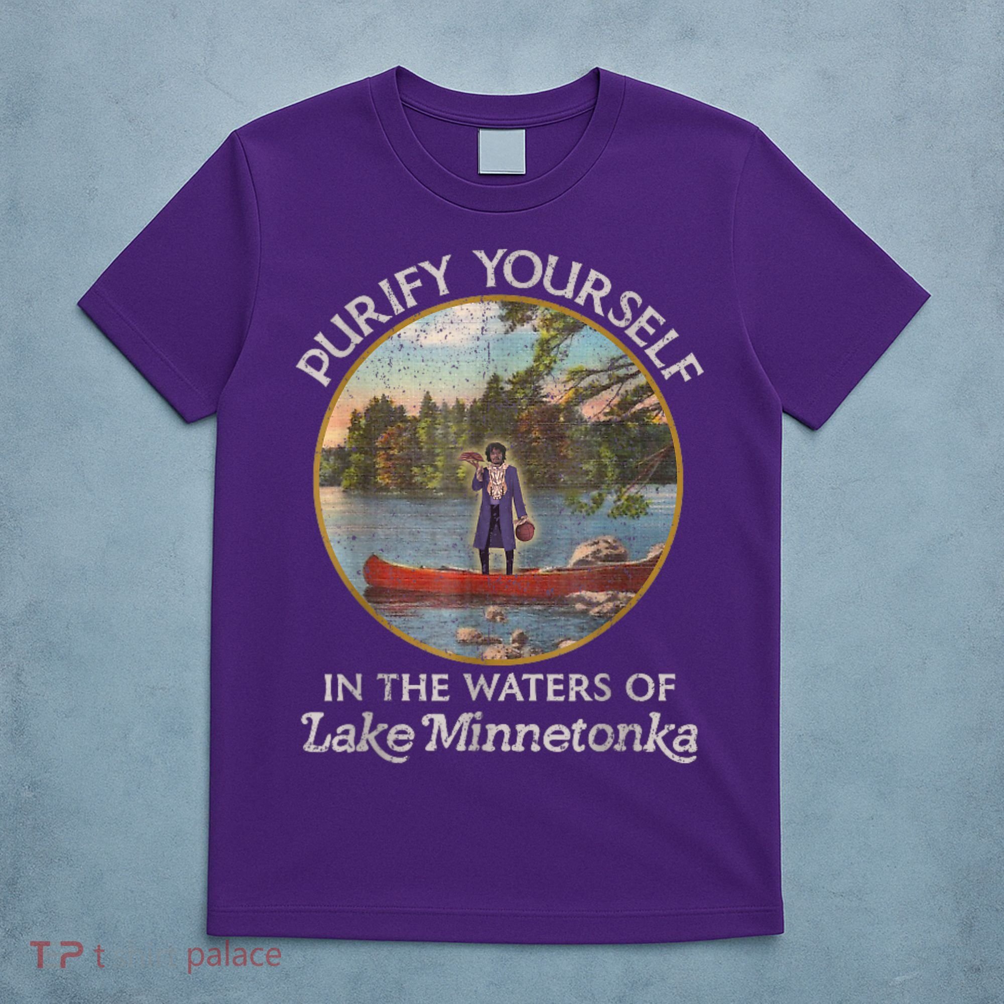 Vintage Purify Yourself In The Waters Of Lake Minnetonka T-Shirt