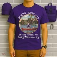Vintage Purify Yourself In The Waters Of Lake Minnetonka T-Shirt thumb 6