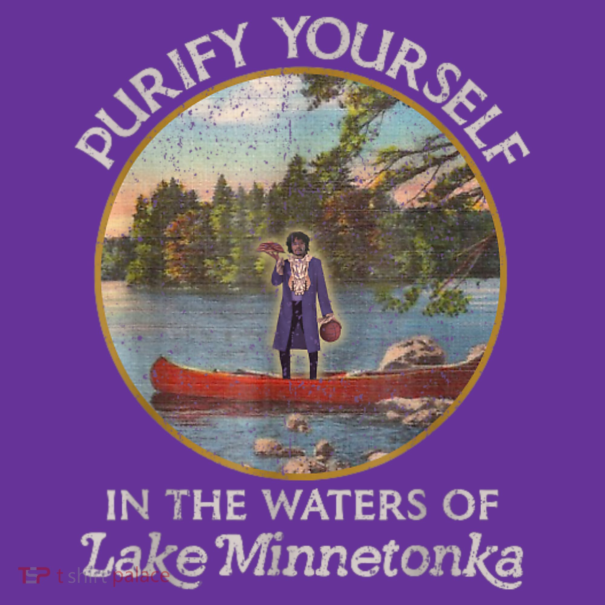 Vintage Purify Yourself In The Waters Of Lake Minnetonka T-Shirt