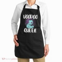 Voodoo Queen Pastel Goth Creepy Cute Voodoo Doll Apron thumb 2