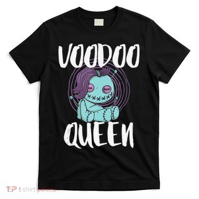 Voodoo Queen Pastel Goth Creepy Cute Voodoo Doll T-Shirt
