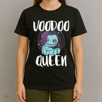 Voodoo Queen Pastel Goth Creepy Cute Voodoo Doll T-Shirt thumb 4