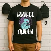 Voodoo Queen Pastel Goth Creepy Cute Voodoo Doll T-Shirt thumb 6