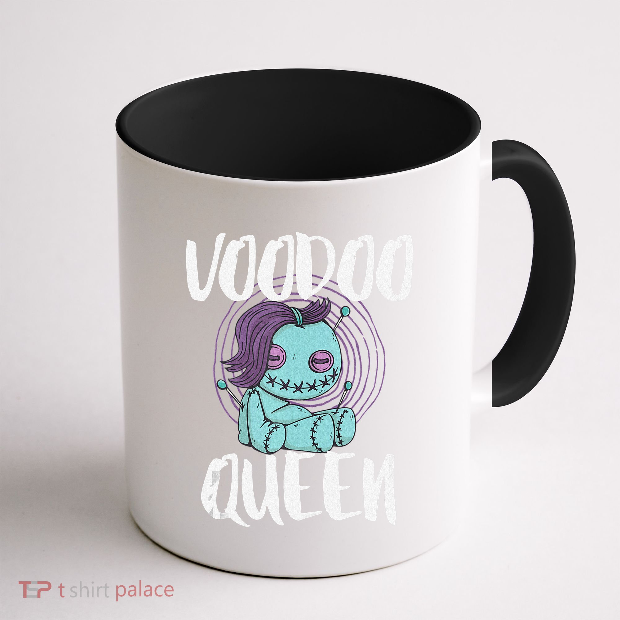 Voodoo Queen Pastel Goth Creepy Cute Voodoo Doll Coffee Mug