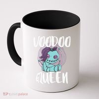 Voodoo Queen Pastel Goth Creepy Cute Voodoo Doll Coffee Mug thumb 0
