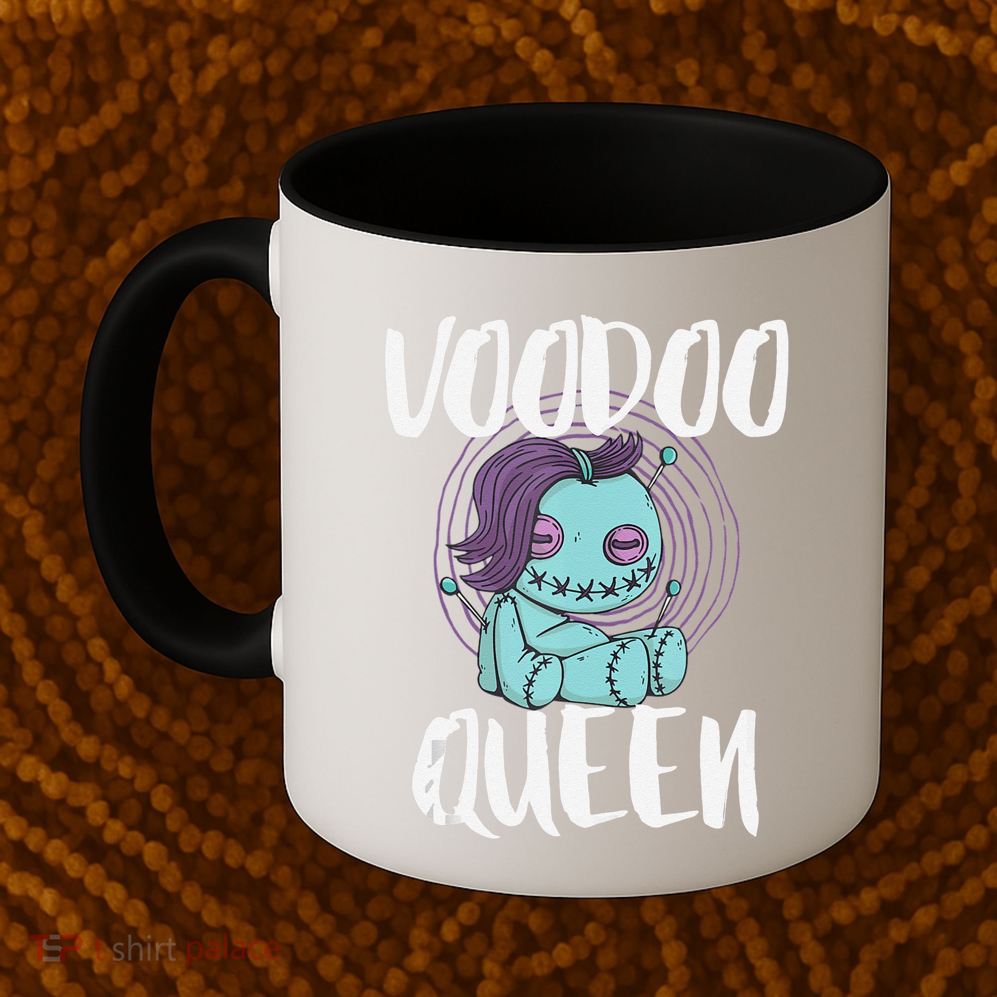 Voodoo Queen Pastel Goth Creepy Cute Voodoo Doll Coffee Mug