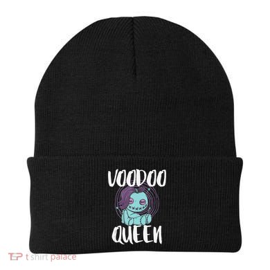 Voodoo Queen Pastel Goth Creepy Cute Voodoo Doll Beanie