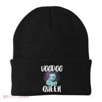 Voodoo Queen Pastel Goth Creepy Cute Voodoo Doll Beanie thumb 0