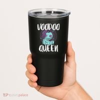 Voodoo Queen Pastel Goth Creepy Cute Voodoo Doll Tumbler thumb 2