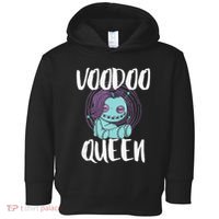 Voodoo Queen Pastel Goth Creepy Cute Voodoo Doll Toddler Hoodie thumb 0