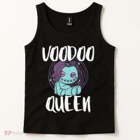 Voodoo Queen Pastel Goth Creepy Cute Voodoo Doll Tank Top thumb 2