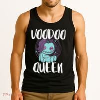 Voodoo Queen Pastel Goth Creepy Cute Voodoo Doll Tank Top thumb 3