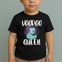 Voodoo Queen Pastel Goth Creepy Cute Voodoo Doll Toddler T-Shirt thumb 2