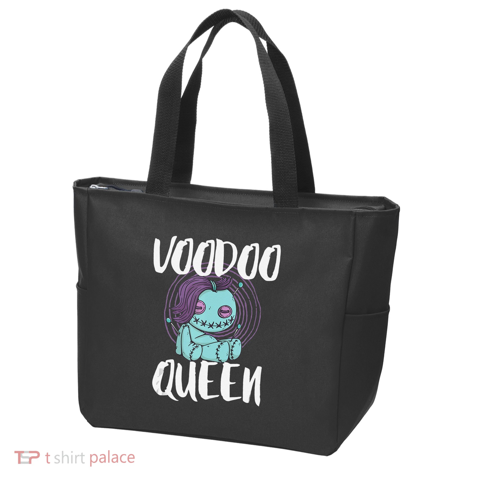 Voodoo Queen Pastel Goth Creepy Cute Voodoo Doll Tote Bag