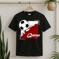 Vintage Qatar Soccer Futbol T-Shirt thumb 2