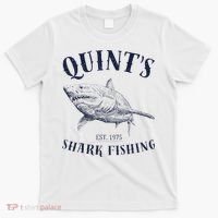 Vintage QuintS Shark 1975 Funny FishingS Retro T-Shirt thumb 0