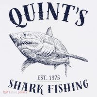 Vintage QuintS Shark 1975 Funny FishingS Retro T-Shirt thumb 7