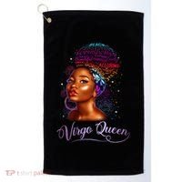 Virgo Queen Zodiac Gift August September Diva Birthday Meaningful Gift Golf Towel thumb 0