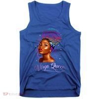 Virgo Queen Zodiac Gift August September Diva Birthday Meaningful Gift Tank Top thumb 0