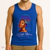 Virgo Queen Zodiac Gift August September Diva Birthday Meaningful Gift Tank Top thumb 3