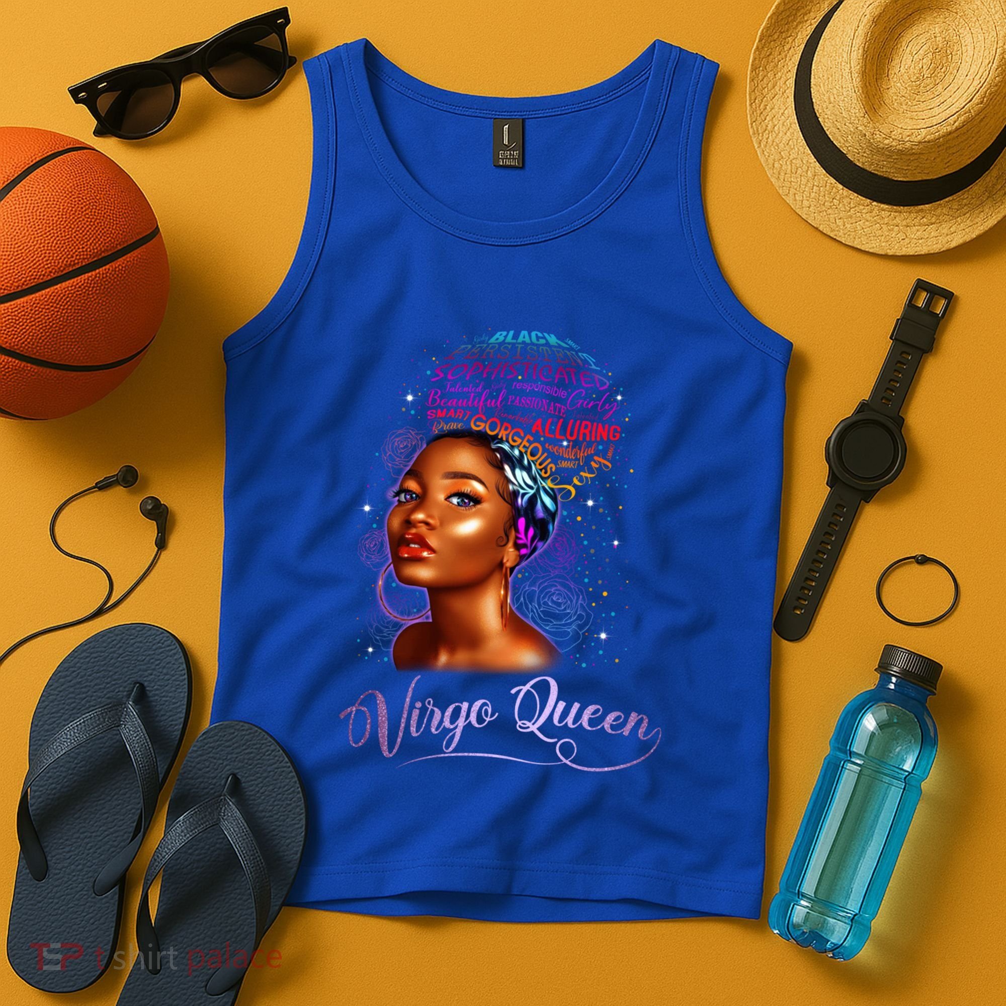 Virgo Queen Zodiac Gift August September Diva Birthday Meaningful Gift Tank Top