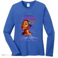 Virgo Queen Zodiac Gift August September Diva Birthday Meaningful Gift Women's Long Sleeve Shirt thumb 0