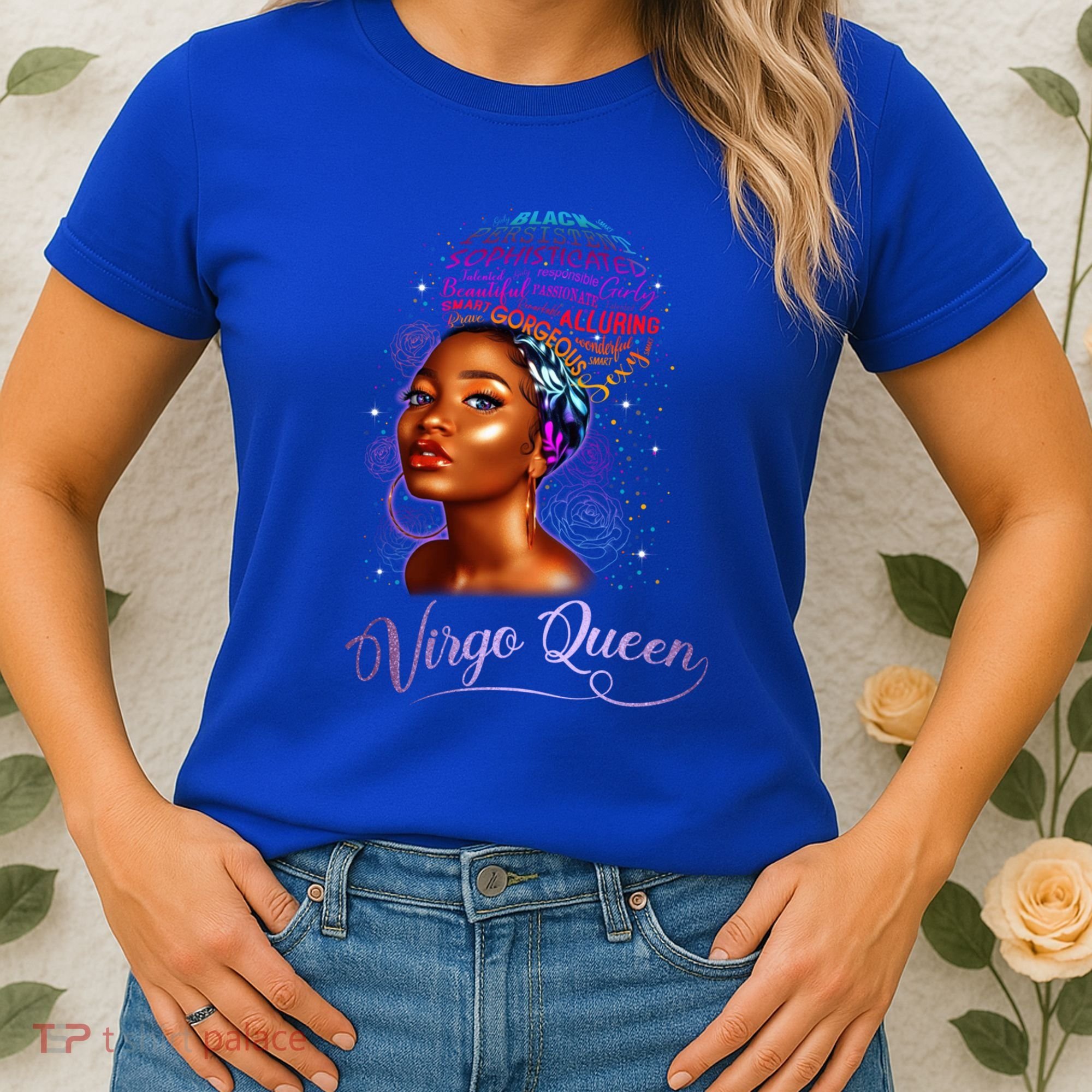 Virgo Queen Zodiac Gift August September Diva Birthday Meaningful Gift Women's T-Shirt