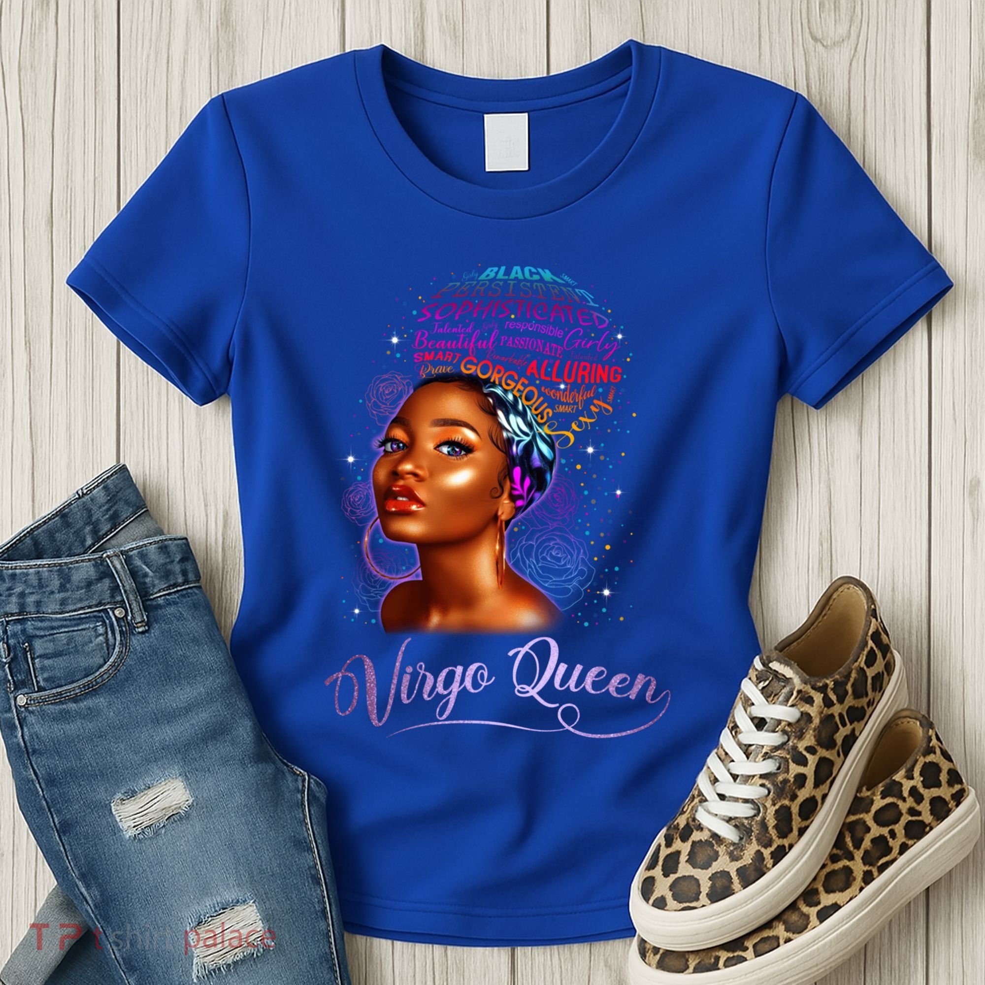 Virgo Queen Zodiac Gift August September Diva Birthday Meaningful Gift Women's T-Shirt