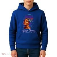 Virgo Queen Zodiac Gift August September Diva Birthday Meaningful Gift Kids Hoodie thumb 4