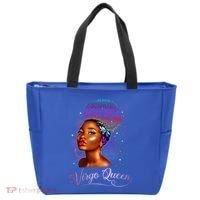 Virgo Queen Zodiac Gift August September Diva Birthday Meaningful Gift Tote Bag thumb 0