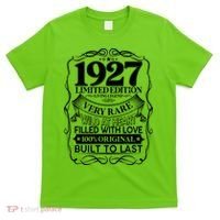Vintage Retro 1927 Birthday Limited Edition Living Legend Built To Last T-Shirt thumb 0