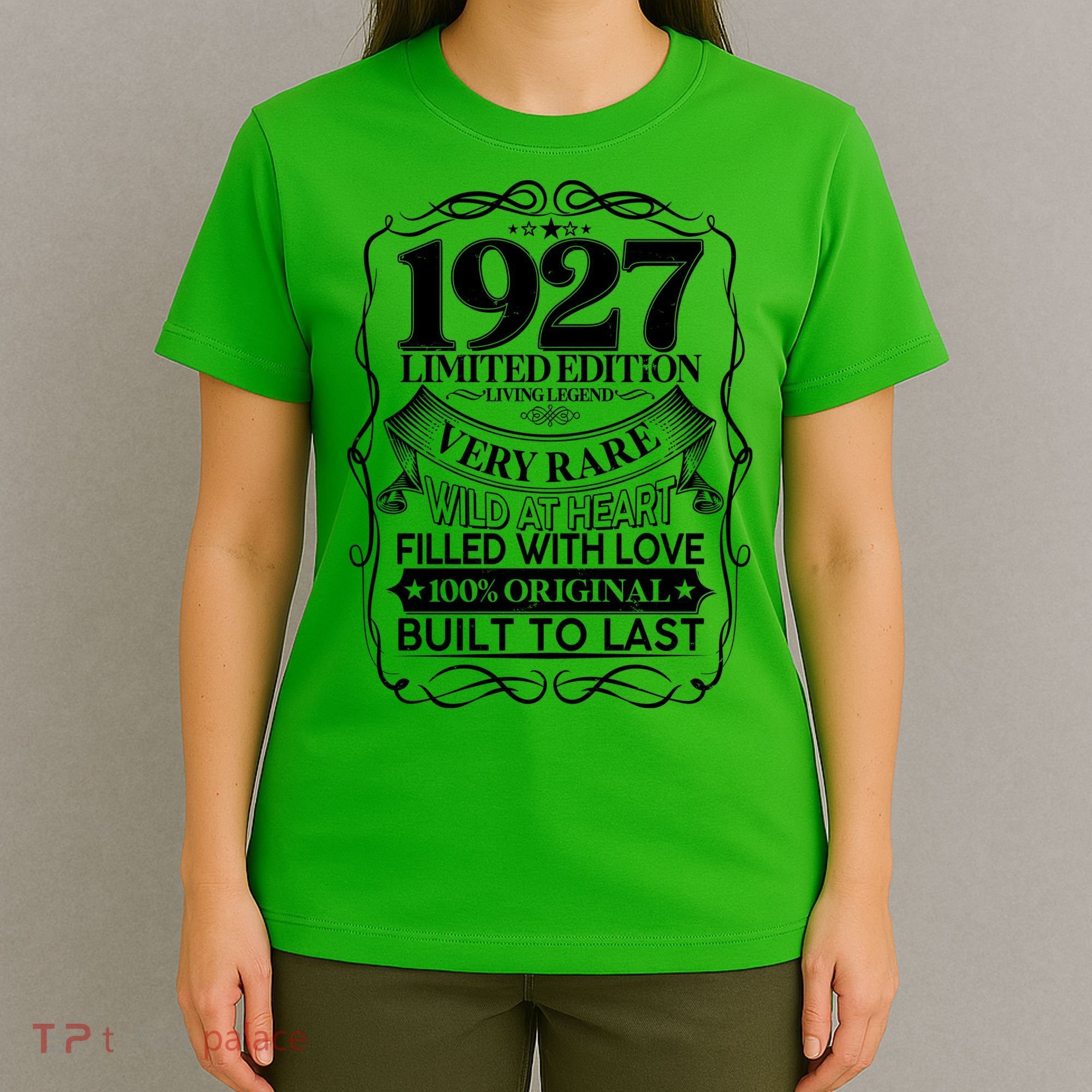 Vintage Retro 1927 Birthday Limited Edition Living Legend Built To Last T-Shirt