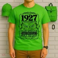 Vintage Retro 1927 Birthday Limited Edition Living Legend Built To Last T-Shirt thumb 6