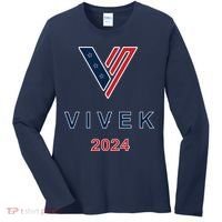 Vivek Ramaswamy 2024 Presidential Campaign Women's Long Sleeve Shirt thumb 0