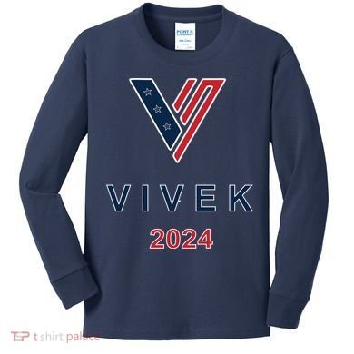 Vivek Ramaswamy 2024 Presidential Campaign Kids Long Sleeve Shirt