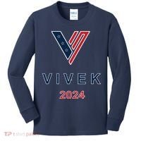 Vivek Ramaswamy 2024 Presidential Campaign Kids Long Sleeve Shirt thumb 0