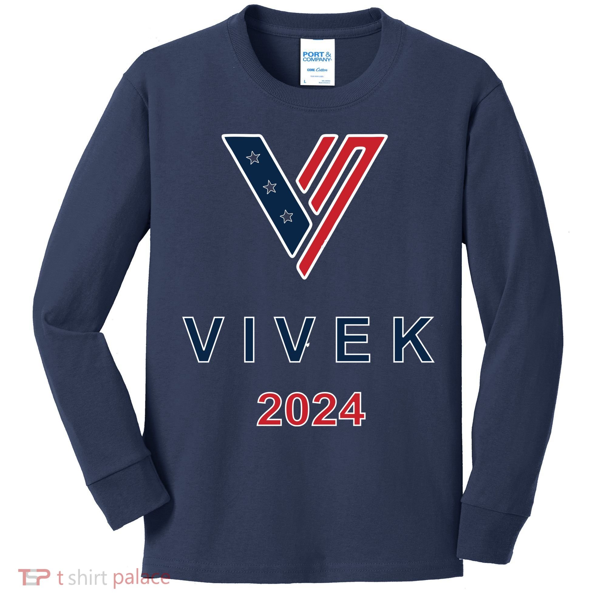 Vivek Ramaswamy 2024 Presidential Campaign Kids Long Sleeve Shirt