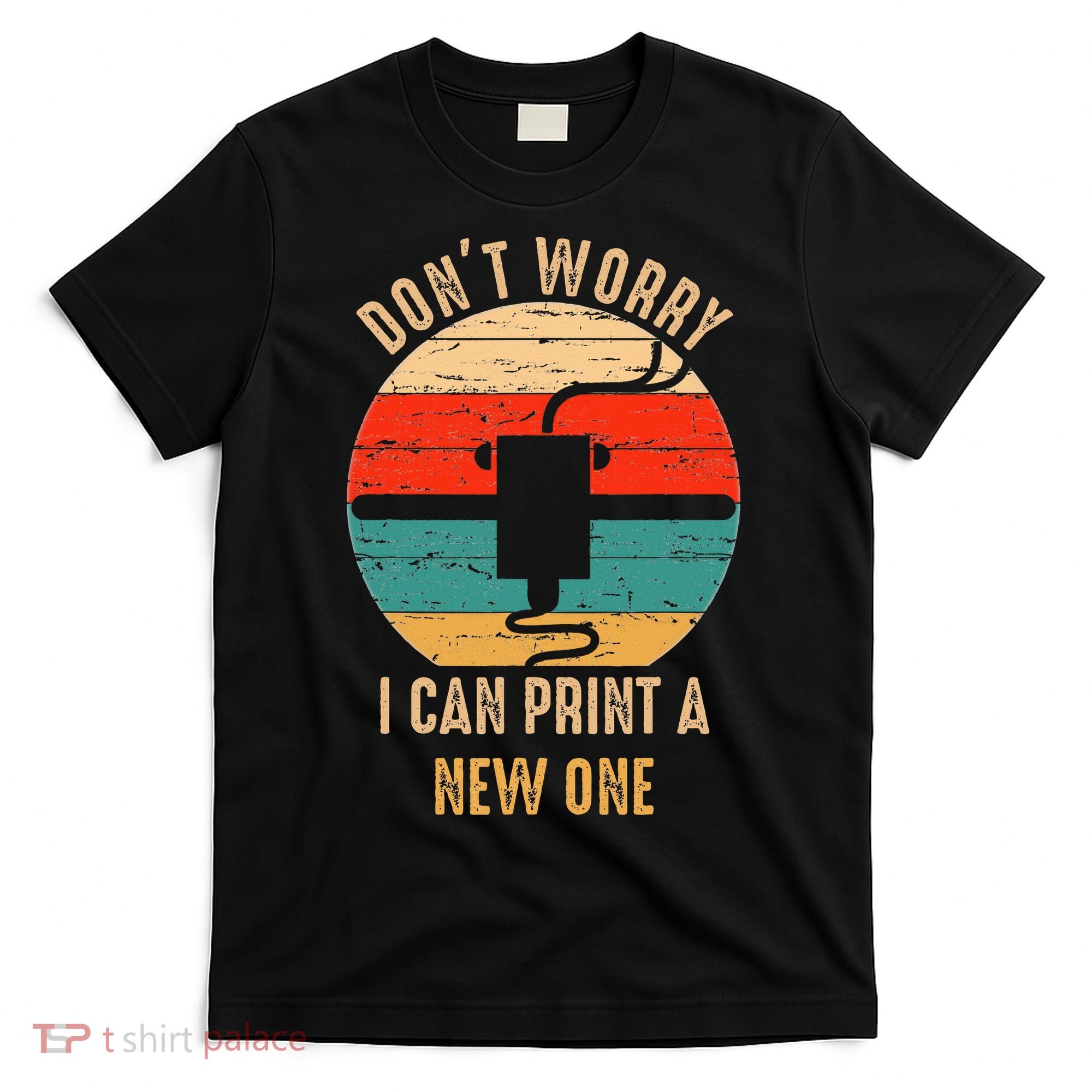 Vintage Retro 3D Printer Gift idea for Geeks  T-Shirt