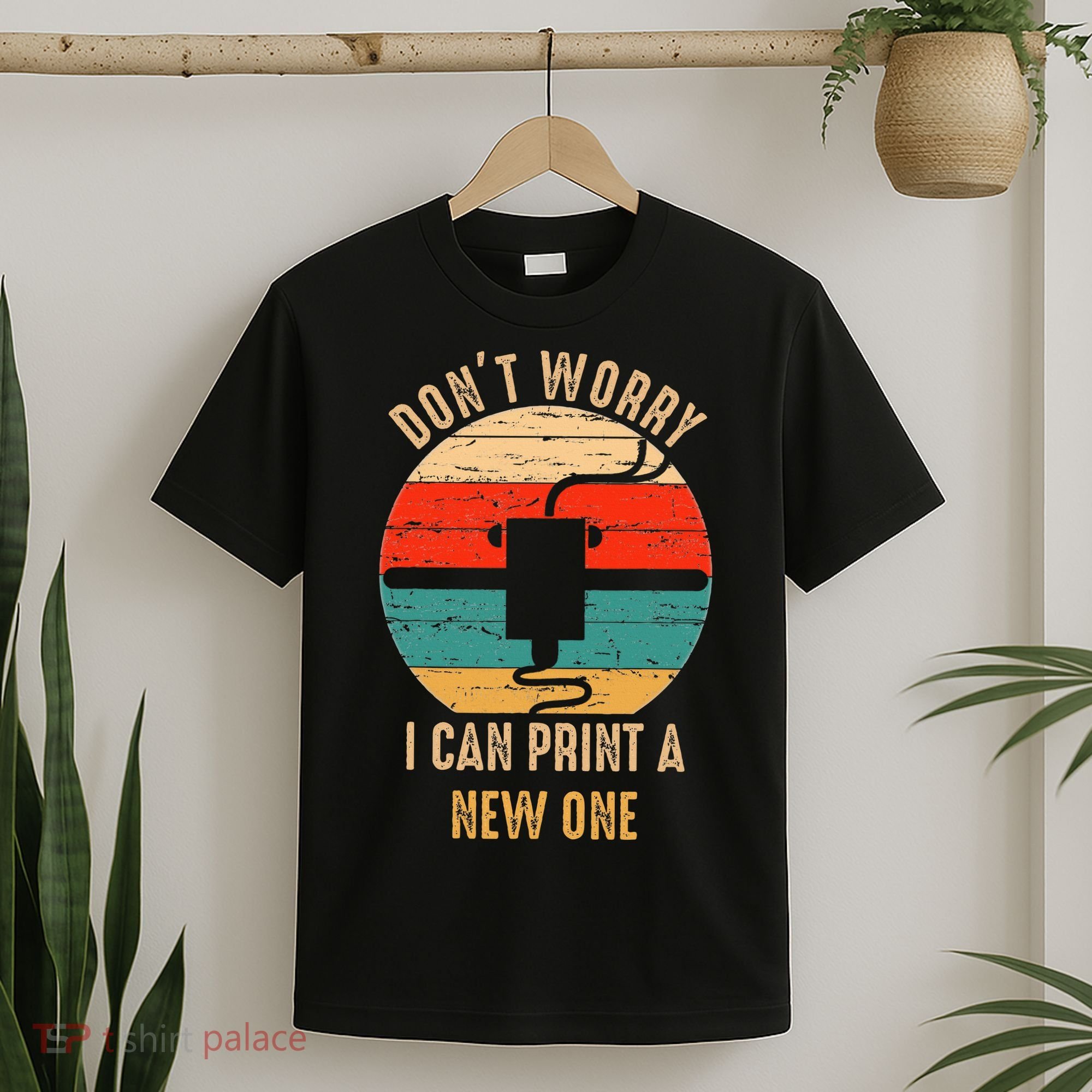 Vintage Retro 3D Printer Gift idea for Geeks  T-Shirt