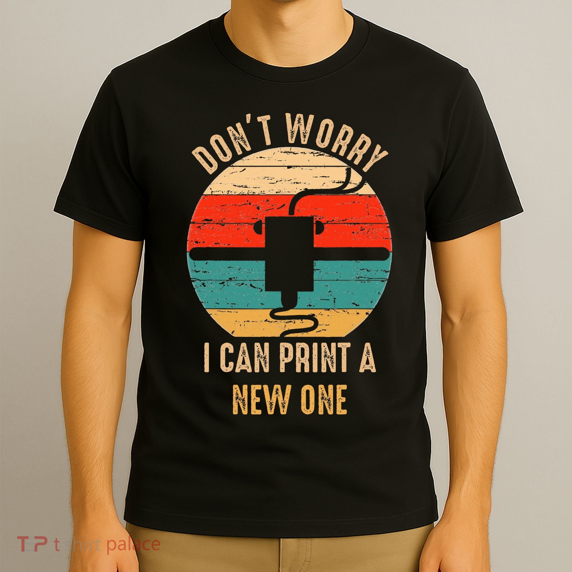 Vintage Retro 3D Printer Gift idea for Geeks  T-Shirt