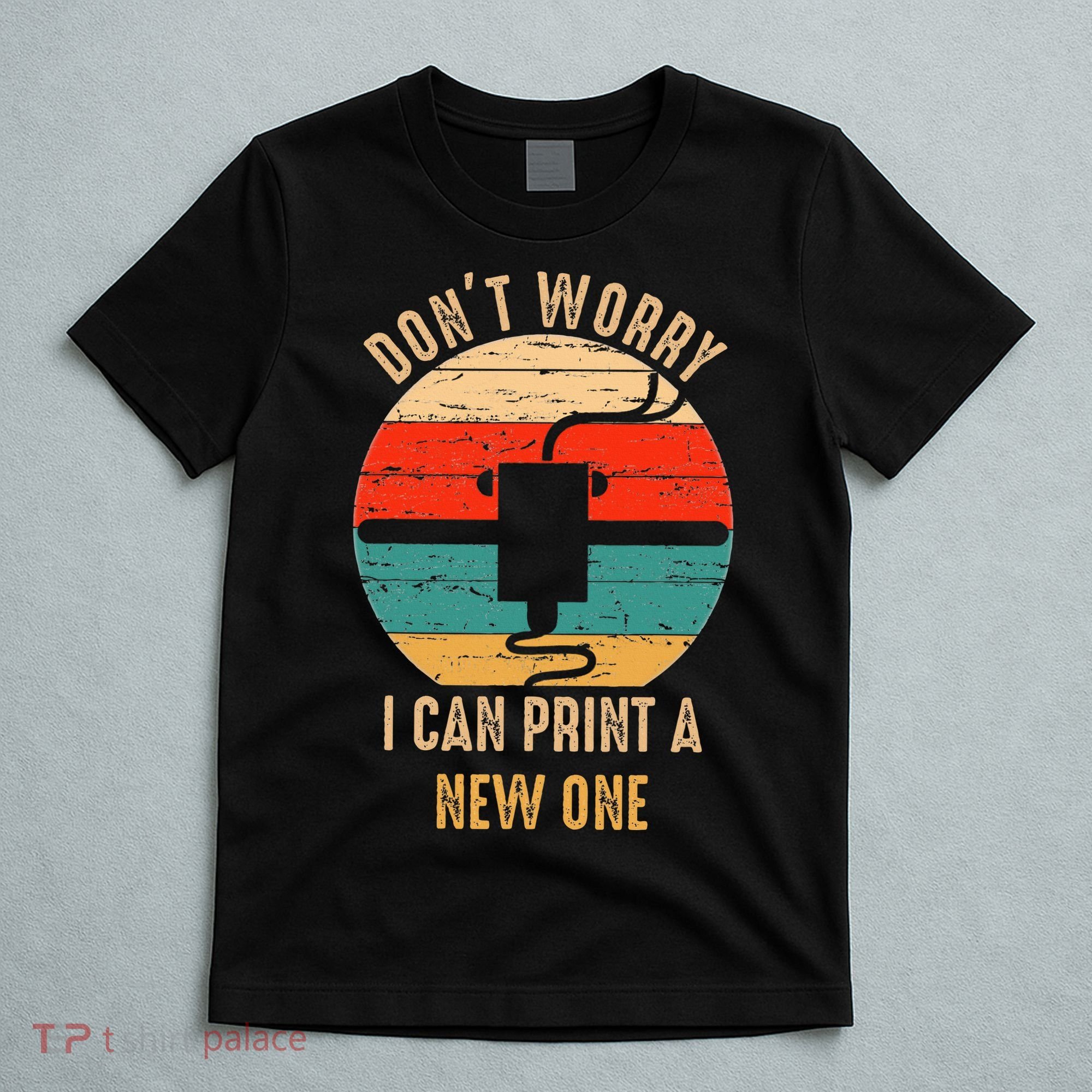 Vintage Retro 3D Printer Gift idea for Geeks  T-Shirt