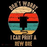 Vintage Retro 3D Printer Gift idea for Geeks  T-Shirt thumb 7