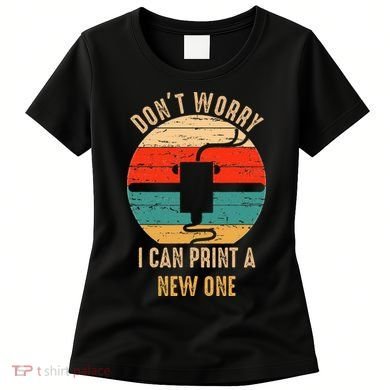 Vintage Retro 3D Printer Gift idea for Geeks  Women's T-Shirt