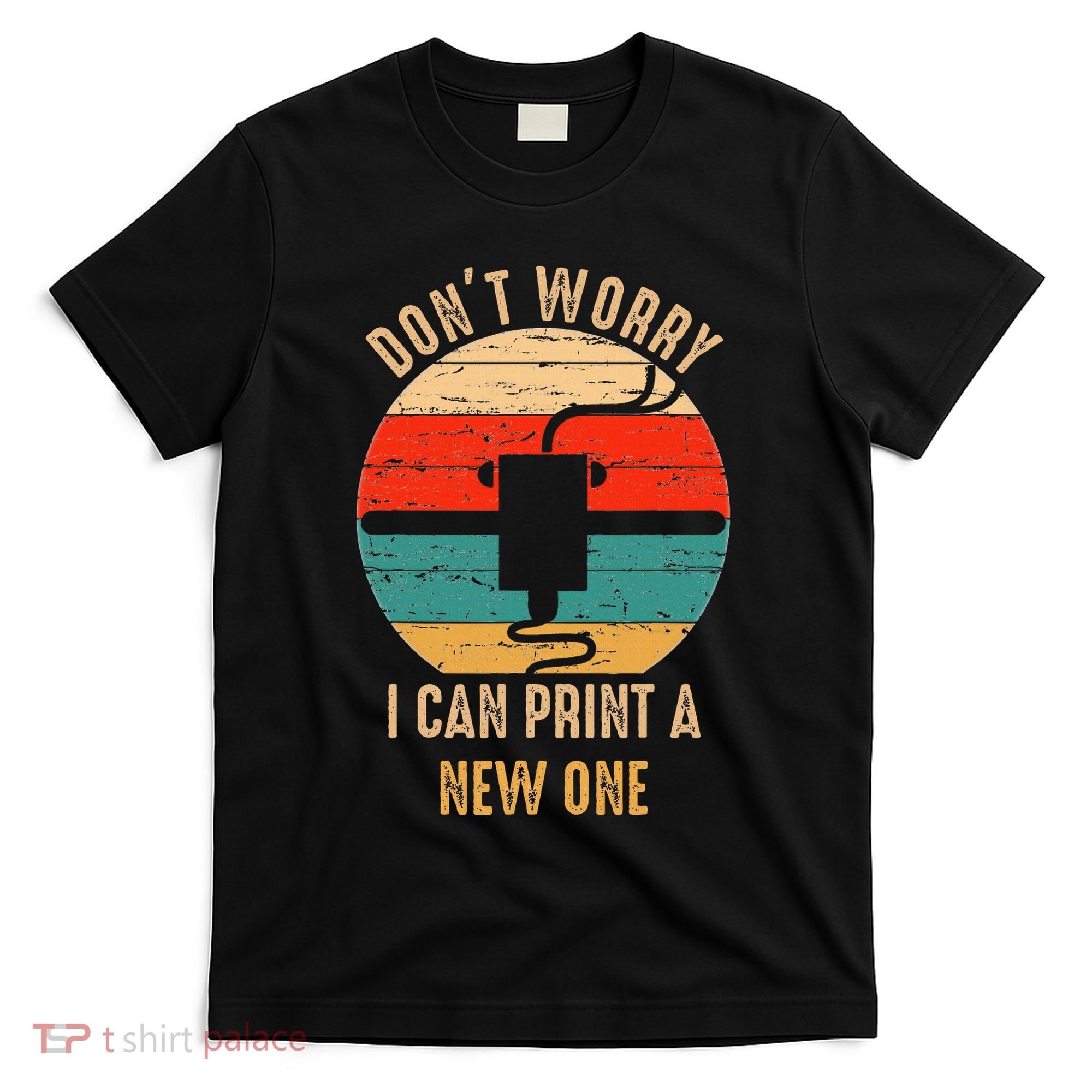 Vintage Retro 3D Printer  Gift idea for Geeks T-Shirt