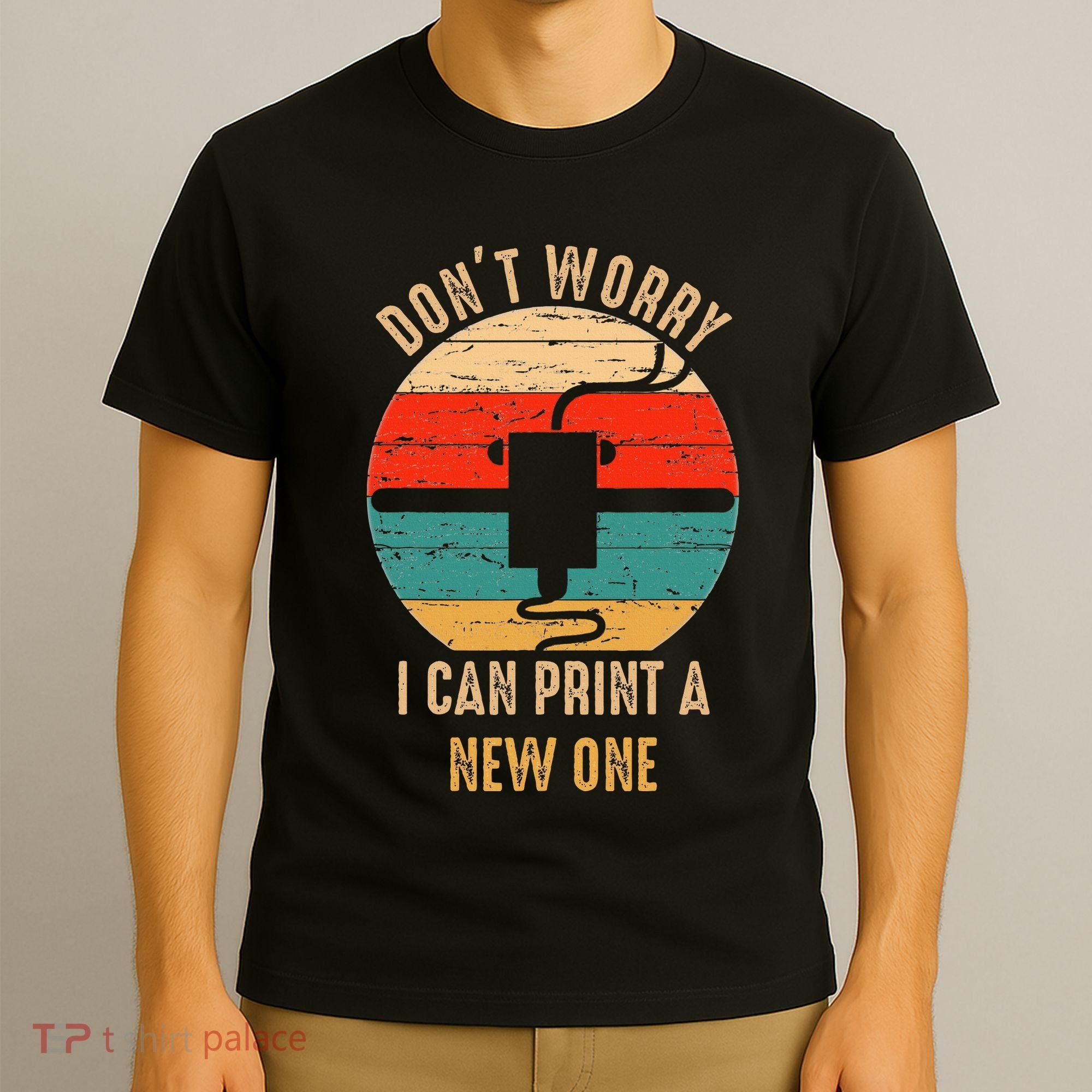Vintage Retro 3D Printer  Gift idea for Geeks T-Shirt