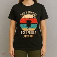 Vintage Retro 3D Printer  Gift idea for Geeks T-Shirt thumb 4