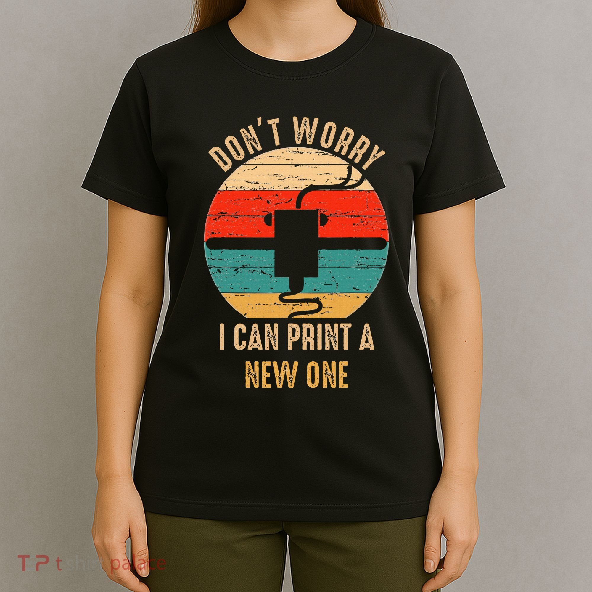 Vintage Retro 3D Printer  Gift idea for Geeks T-Shirt