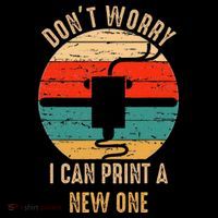 Vintage Retro 3D Printer  Gift idea for Geeks T-Shirt thumb 7