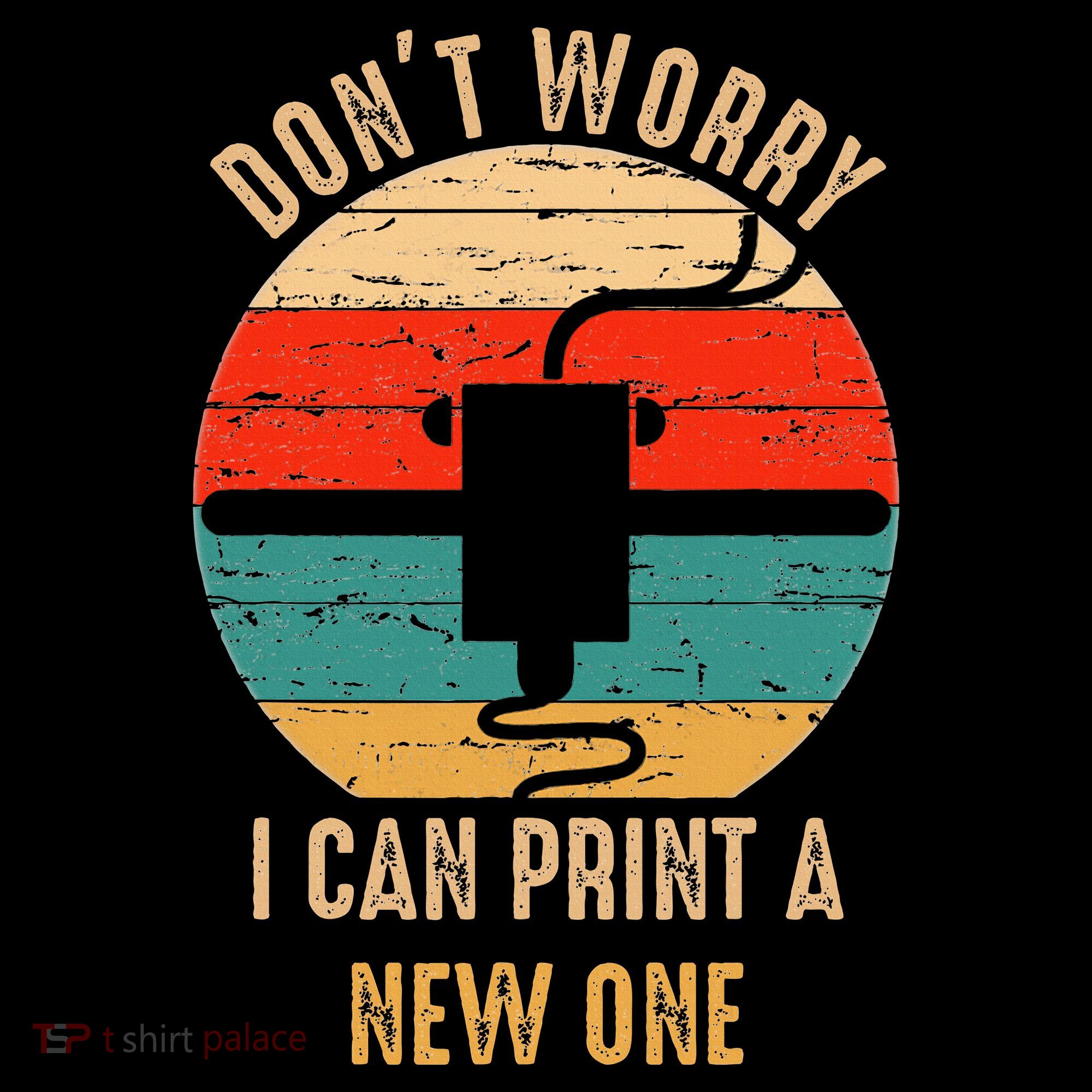 Vintage Retro 3D Printer  Gift idea for Geeks T-Shirt