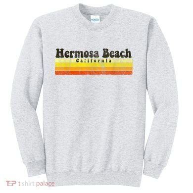 Vintage Retro 70s 80s Hermosa Beach, CA Sweatshirt